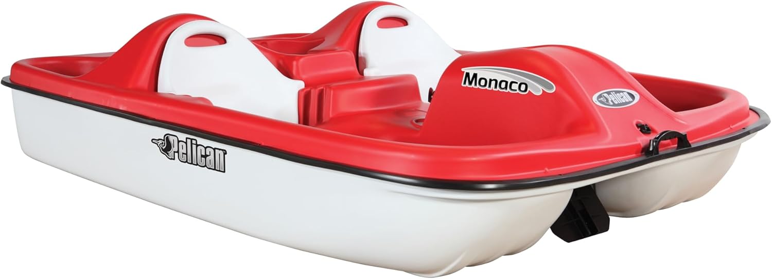 Red White Adjustable 5 Seat Pedal Boat W80140