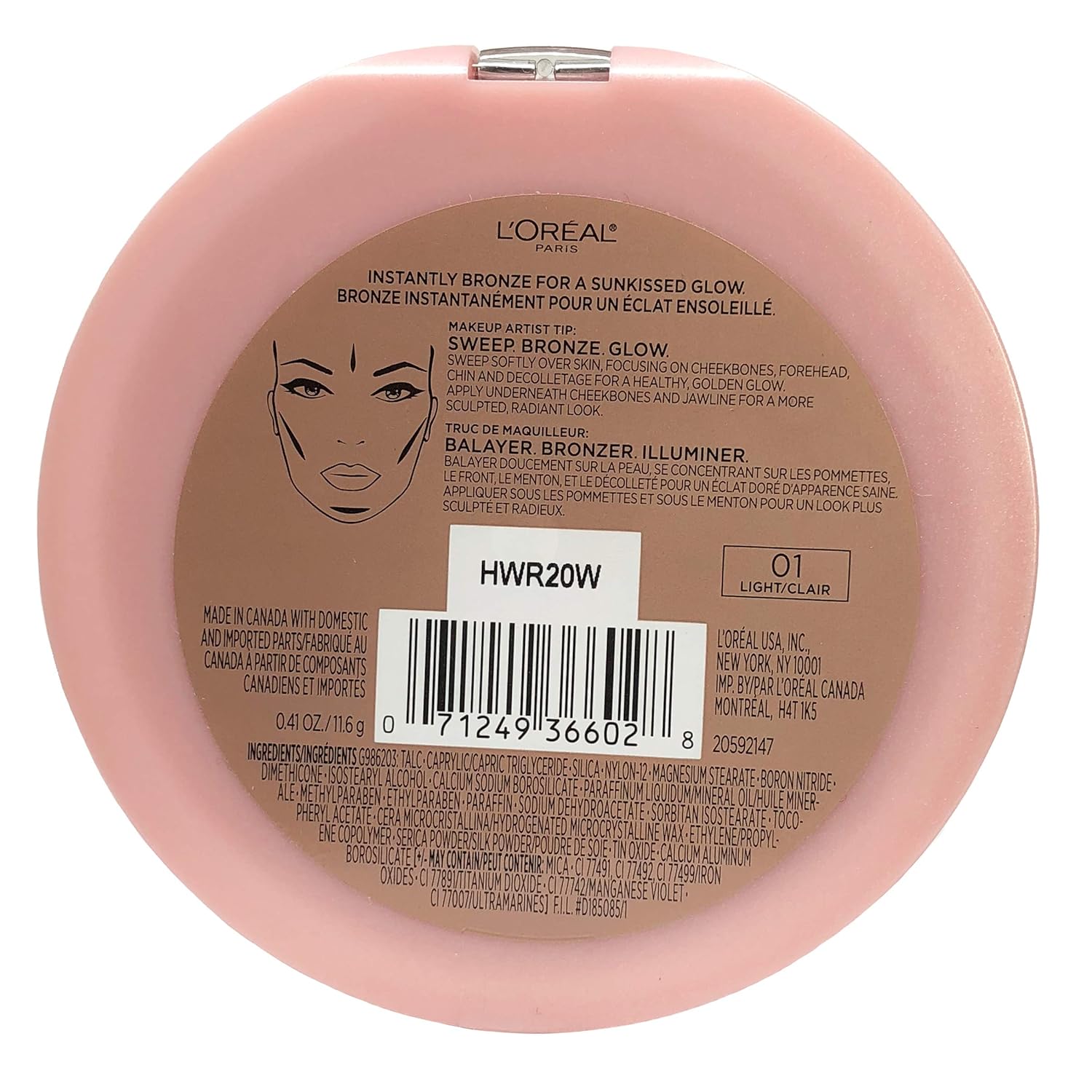 Medium & Light Bronzer, 0.41 Fluid Ounce Each U558144