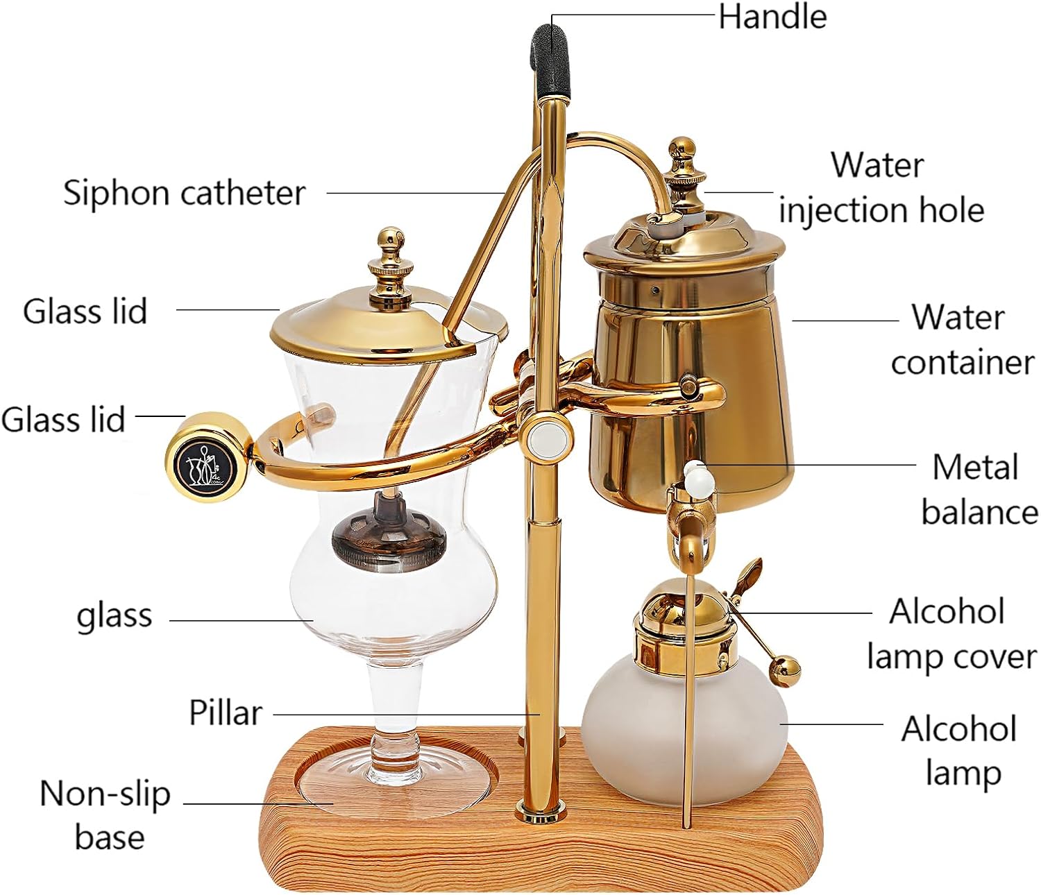 400ml Vacuum Coffee Maker I96050