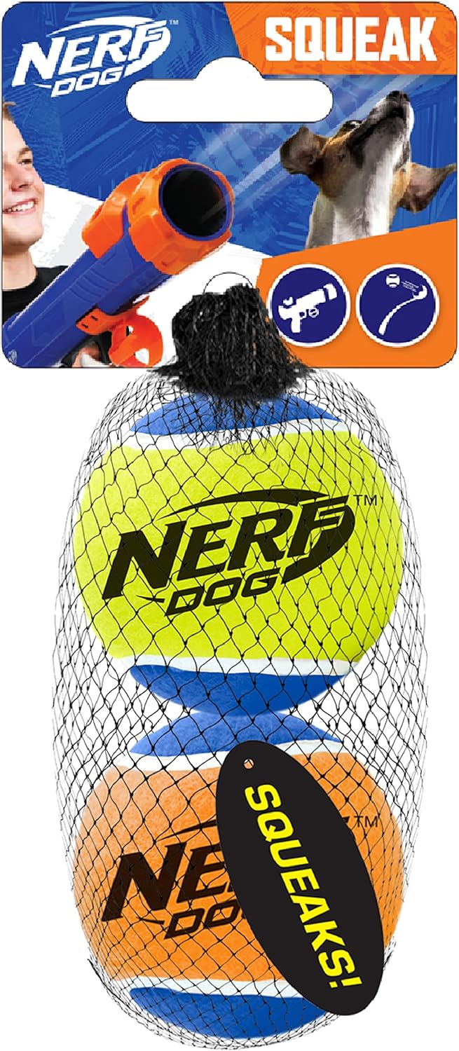 Tennis Ball Dog Toys, 3 Inches, Two Pack R852337