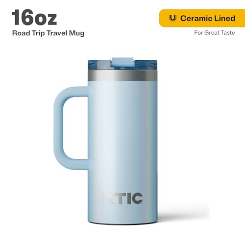 20oz Insulated Stainless Steel Travel Mug with Lid and Handle M58576