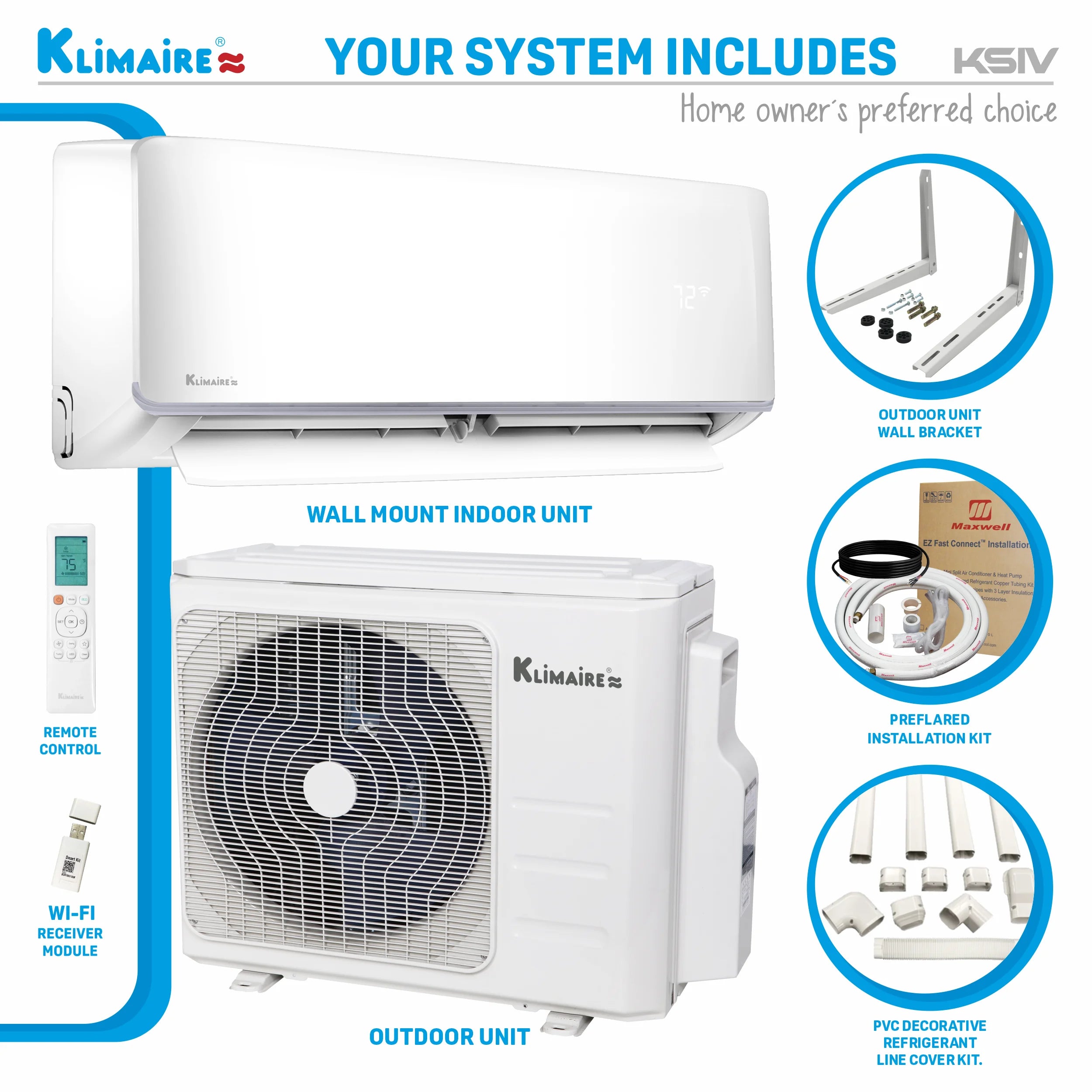 24,000 Btu 18.5 SEER2 Ductless Mini-Split Heat Pump Air Conditioner P89045
