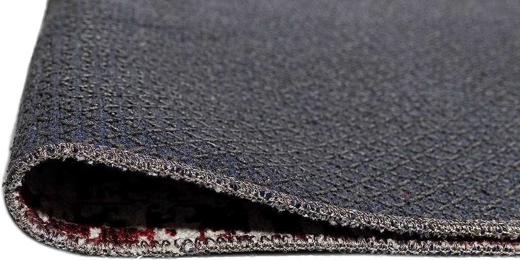 Washable Area Rug Low Profile Persian Runner Anti Slip Backing Foldable Carpet S25185