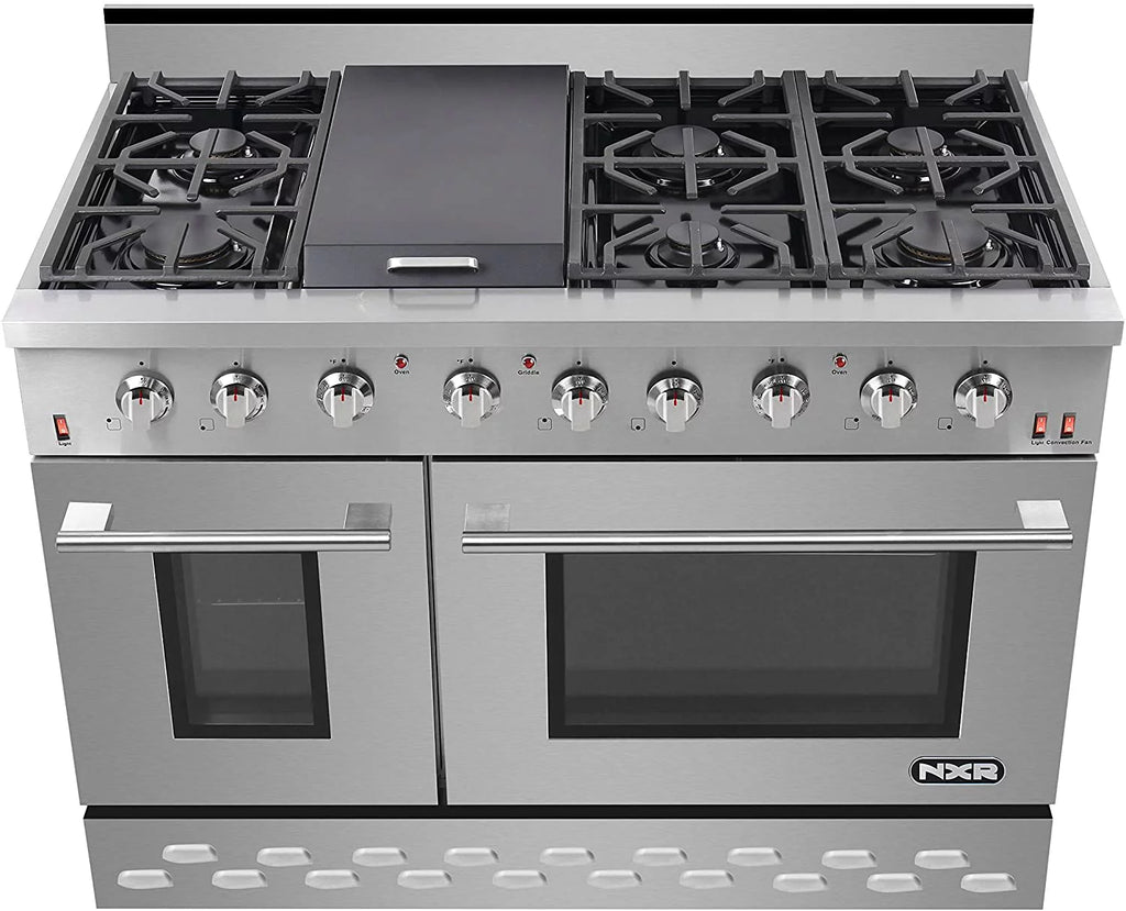 48" Stainless Steel Propane Gas Range with Convection Oven K42778