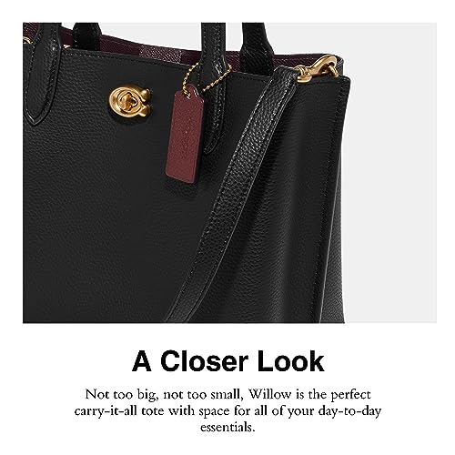 Polished Pebble Leather Willow Tote 24 Q587708