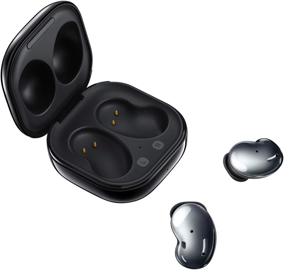 Galaxy Buds Live Active Noise Cancelling TWS Open Type Wireless Bluetooth 5.0 Earbuds, 12mm Drivers, Mystic Black A36622
