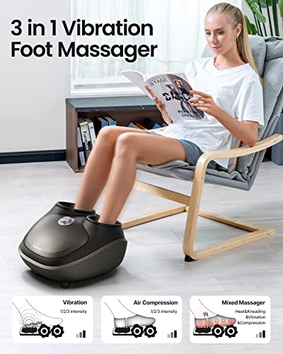 Electric Foot Massager with Heat, Shiatsu Q364