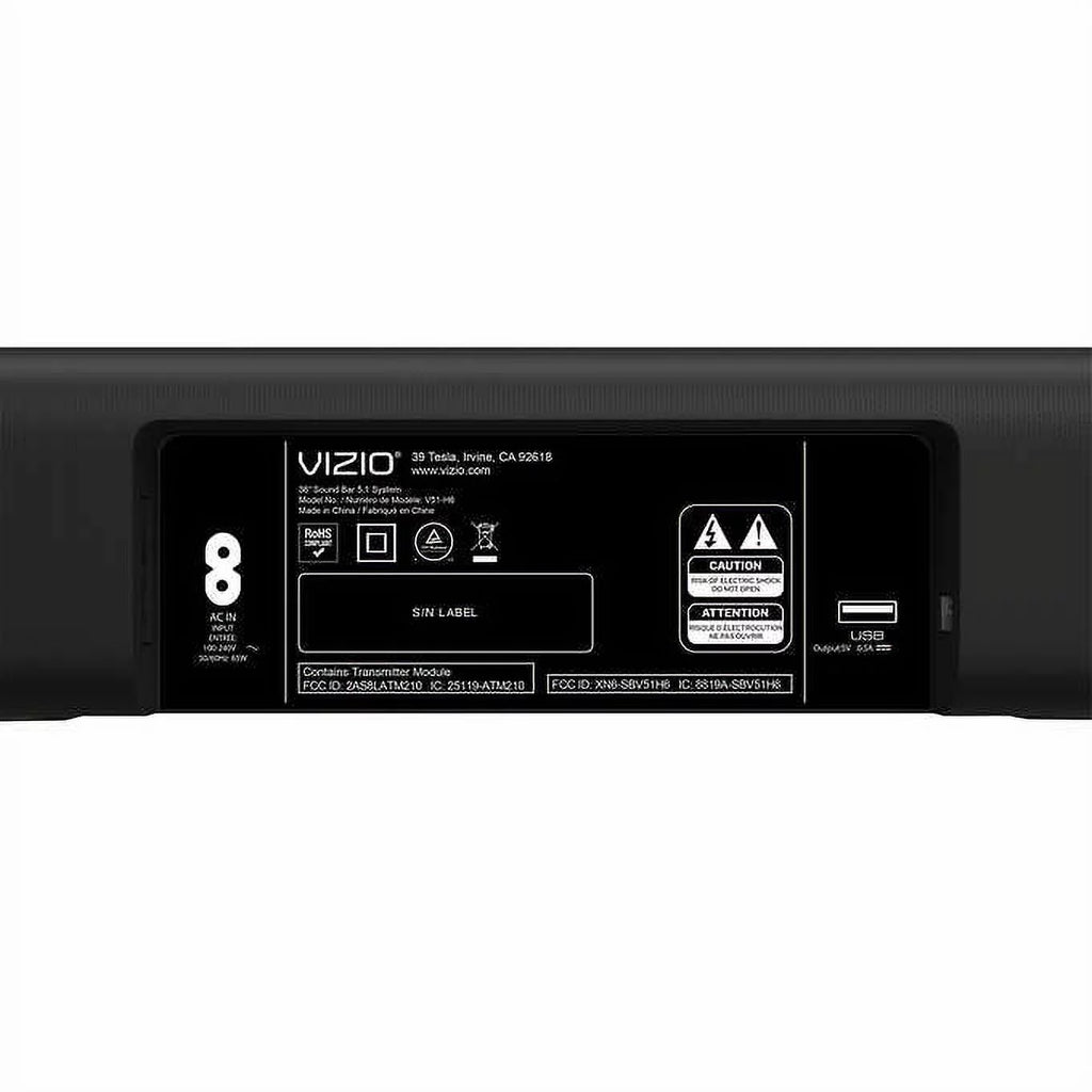 36" 5.1 Channel Soundbar System O186