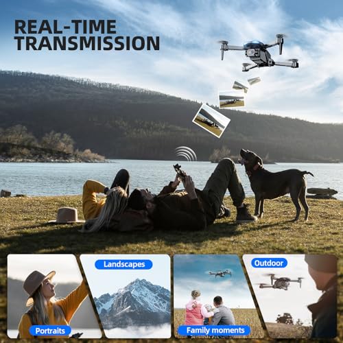 Mini Foldable Drone with 1080P HD Camera and 2 Batteries D54486