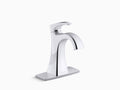 Polished Chrome Single-Handle Bathroom Sink Faucet L802148