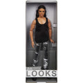Ken Doll with Long Brown Hair & Metallic Silvery Pants Y3379