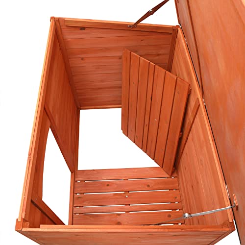 45in Outdoor Wood Dog House E473487