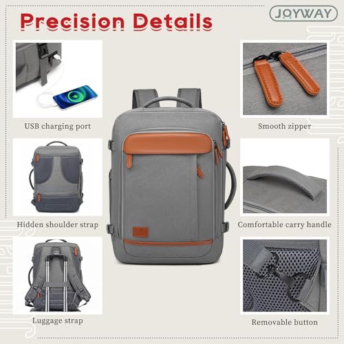 Expandable Carry on Luggage Suitcase with Spinner Wheels Q1226