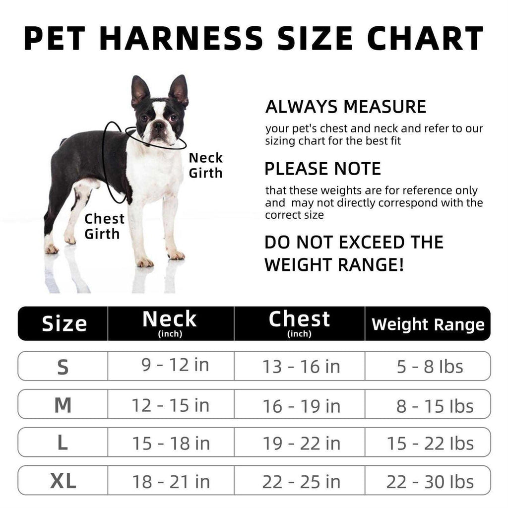Adjustable Reflective Dog Harness with 2 Leash Clips X22782