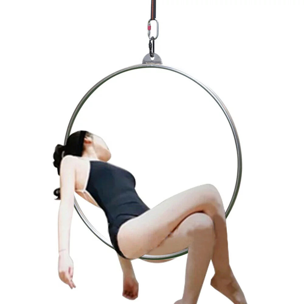 33.5" Yoga Ring Aerial Lyra Hoop Gymnastic Equipment T561