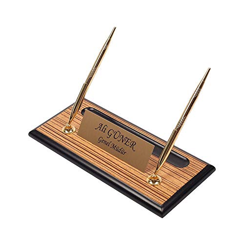 10 Pcs Black Wooden Desk Organizer Set A63454