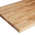 10-ft Unfinished Natural Straight Butcher Block Birch Kitchen Countertop in Brown N4919