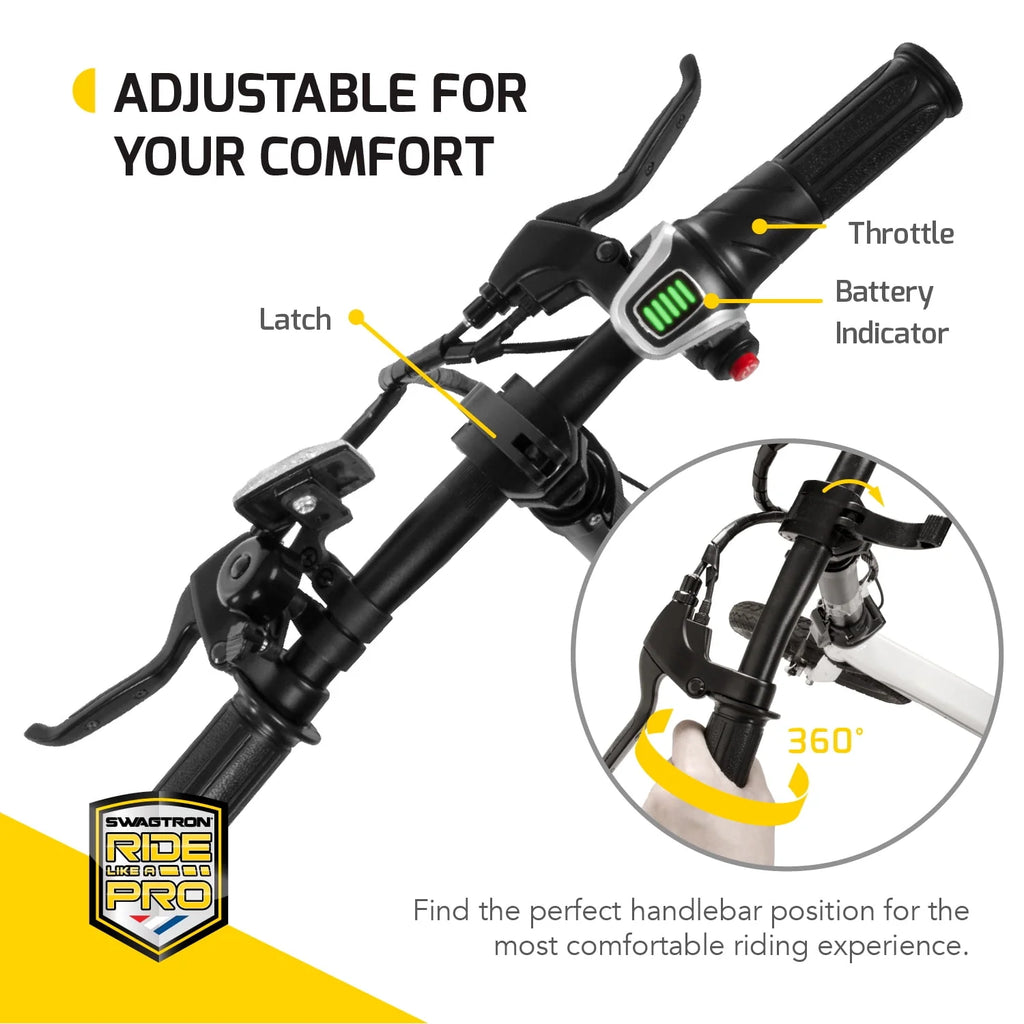 Lightweight Aluminum Folding Electric Bike with Pedals G95087