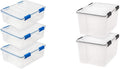 26.5 Quart and 46.6 Quart WEATHERPRO Plastic Storage Box with Lid and Seal Q7151