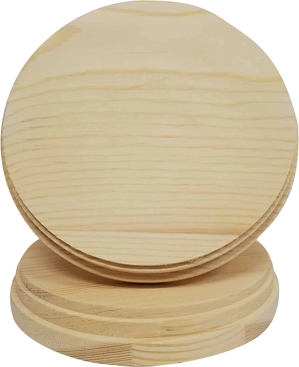 Natural Pine Unfinished Wood Plaque 5 Inch 2 Pcs S92339