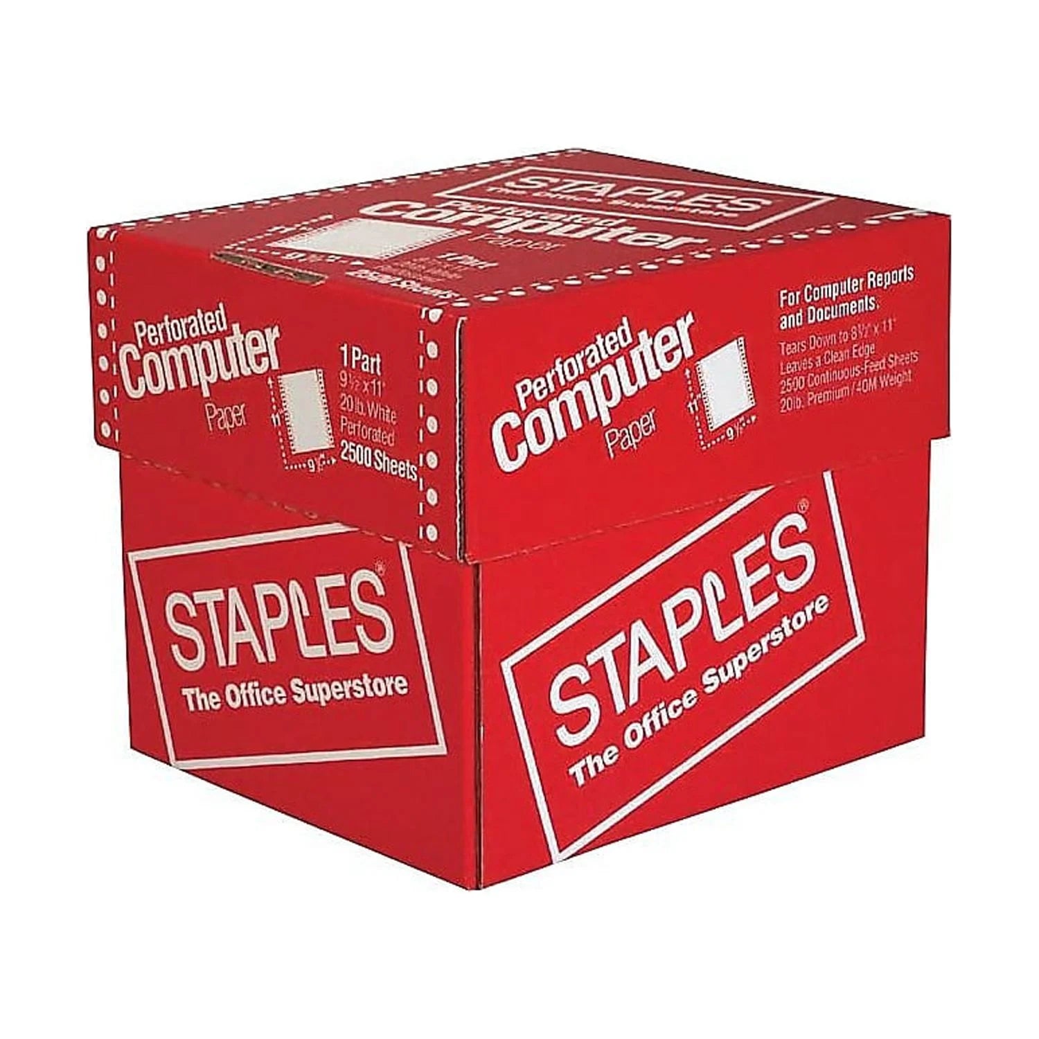 9.5" x 11" Continuous Paper 20 Lbs. 92 Brightness 2500/CT Z672821