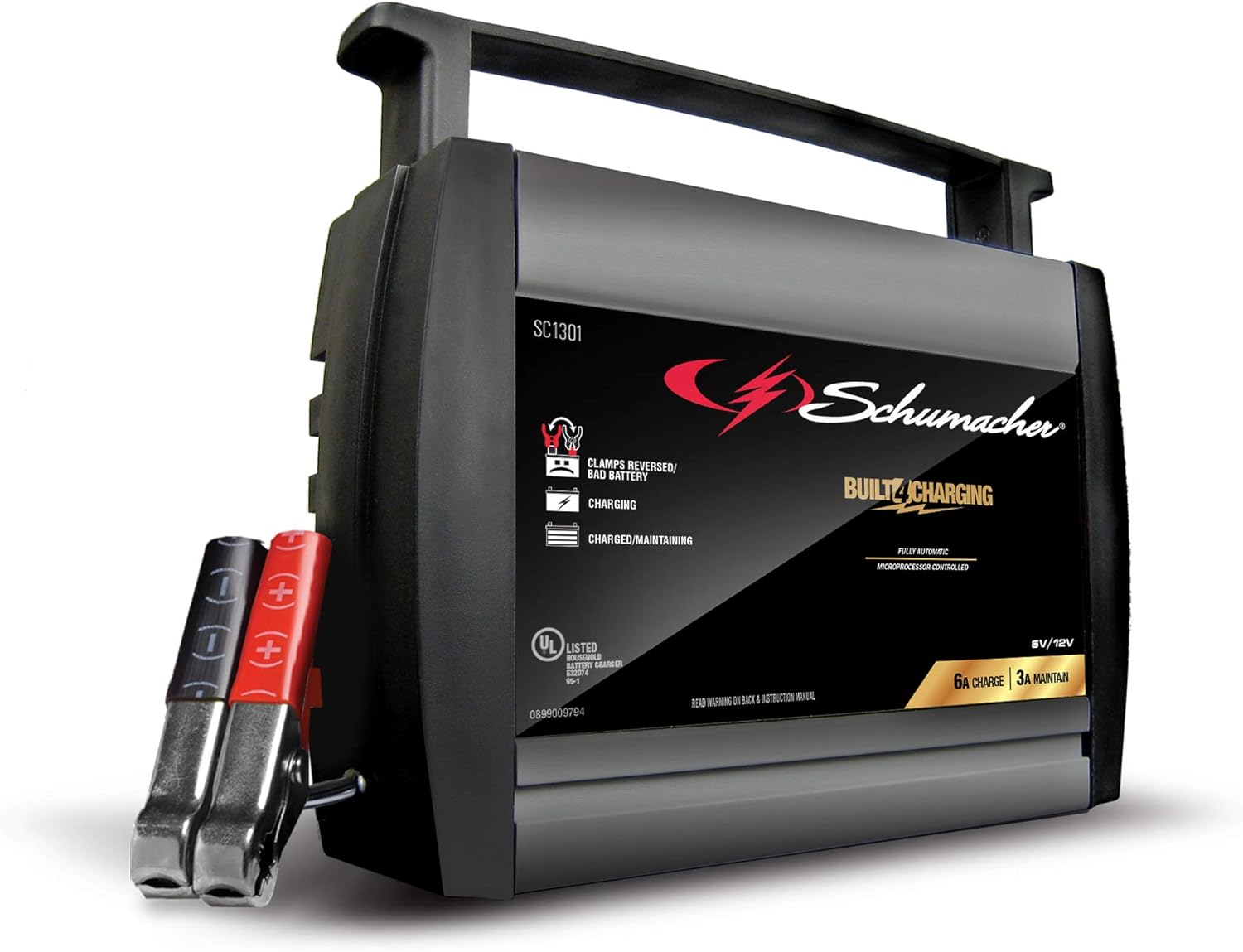 15 Amp 3 Amp 6V 12V Automatic Battery Charger Maintainer W481