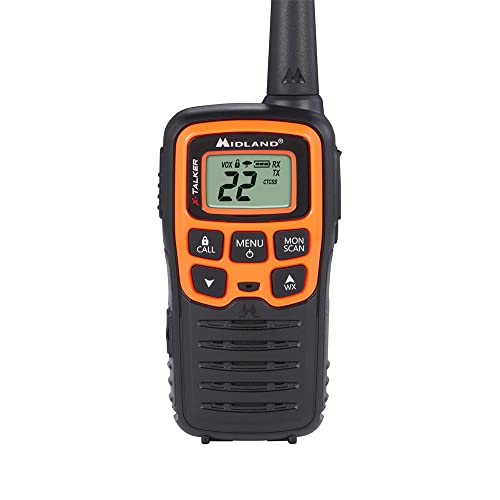 Black/Orange FRS Two Way Radio 2 Pack V244