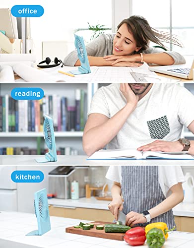 Black Rechargeable Portable Desk Fan U309527