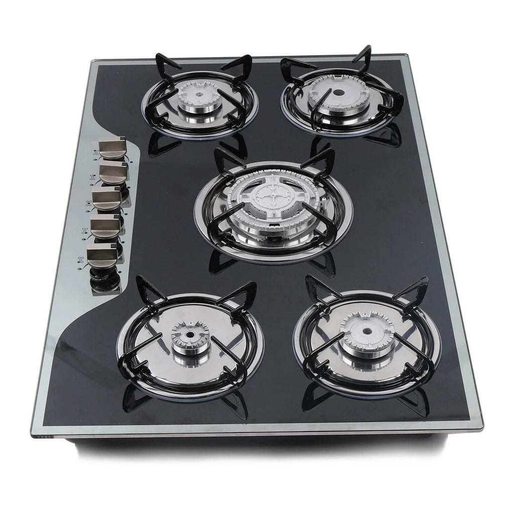 30" 5 Burner Gas Cooktop with Tempered Glass R41714