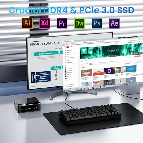 Mini PC AMD Ryzen 7 5825U 32GB RAM 500GB SSD K793