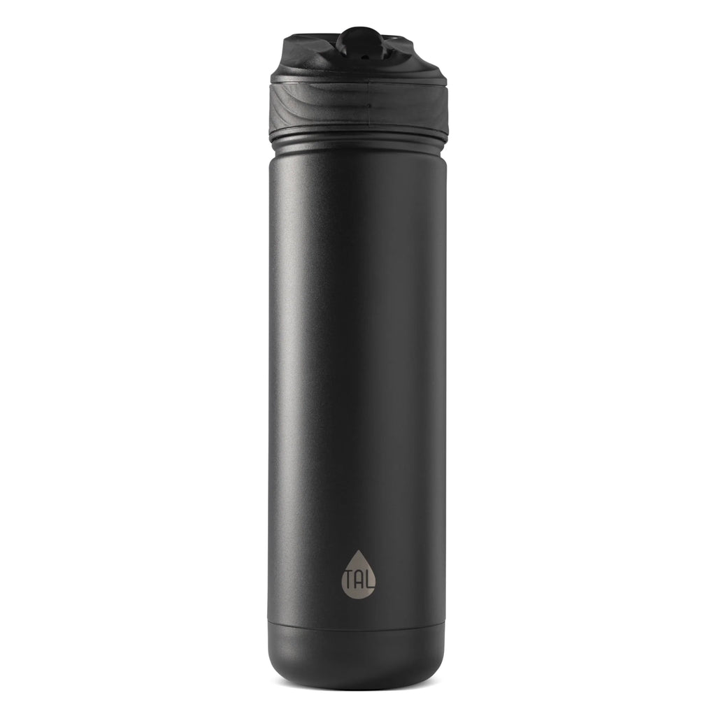 Black 26 oz Stainless Steel Water Bottle F2973