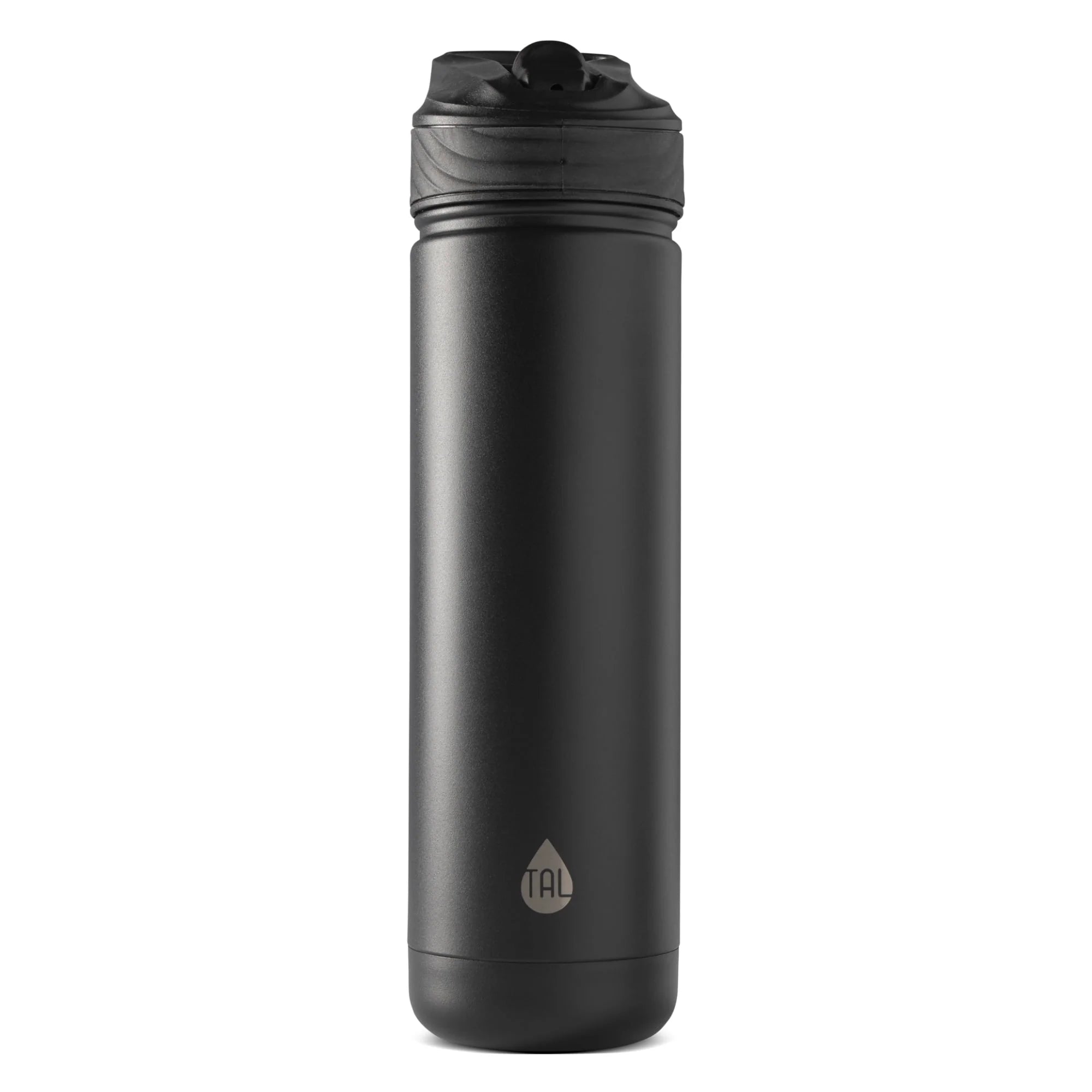 Black 26 oz Stainless Steel Water Bottle F2973