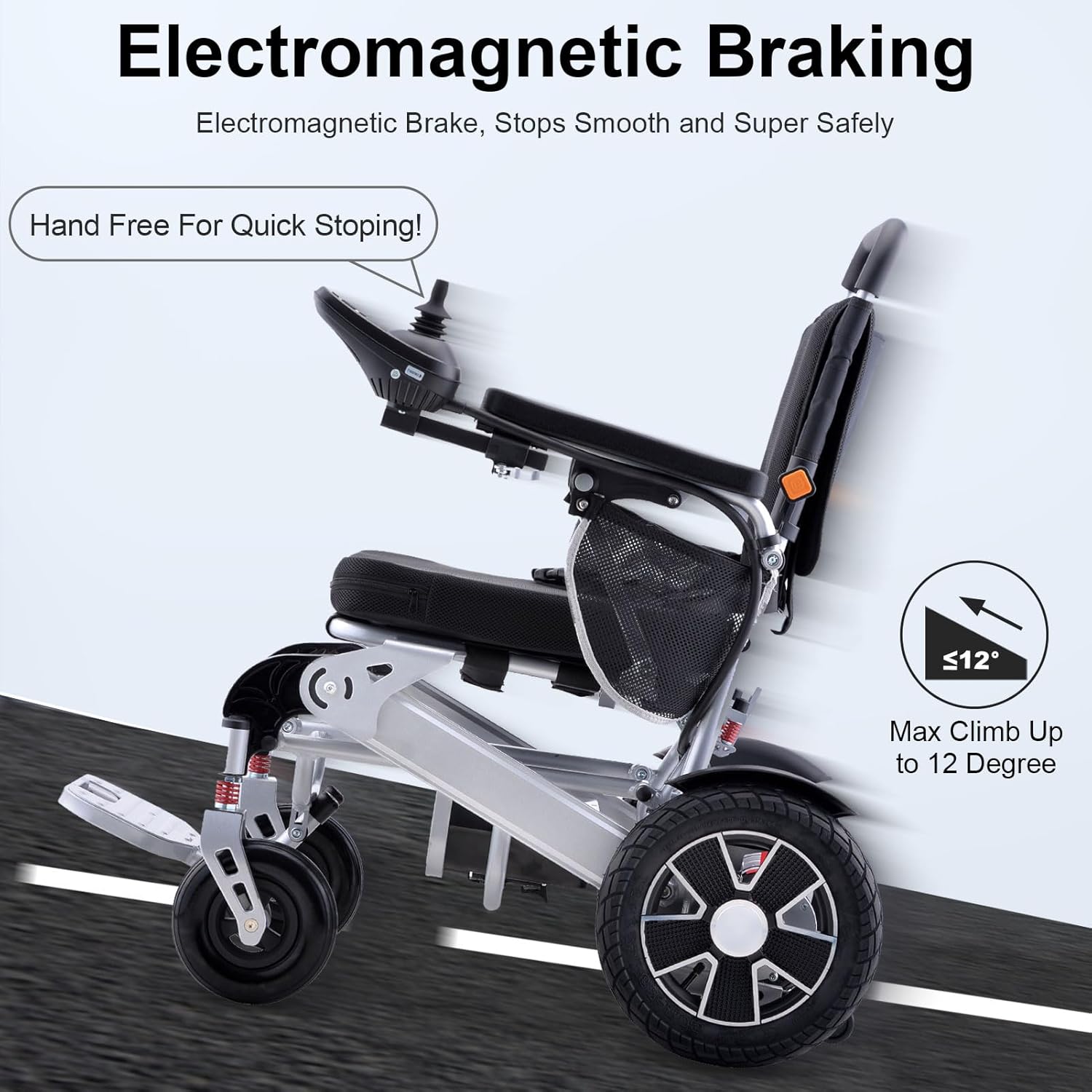 15 Miles Range Foldable Electric Wheelchair H139595