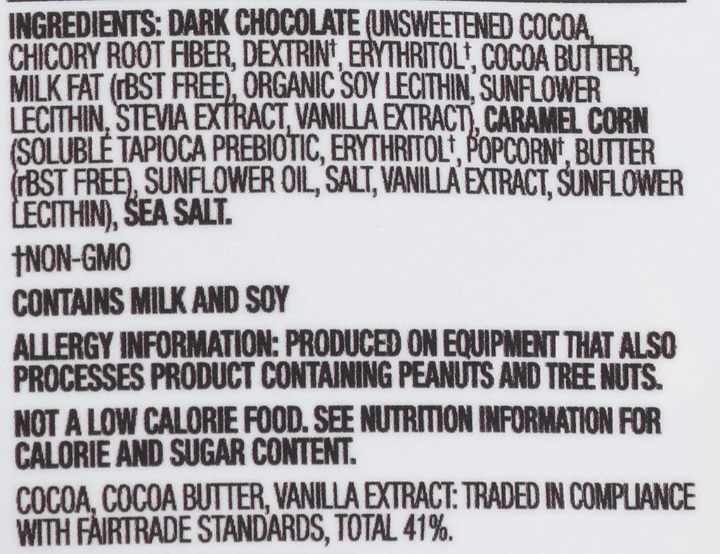 Dark Chocolate Caramel Popcorn, 3.5 Ounce F70163