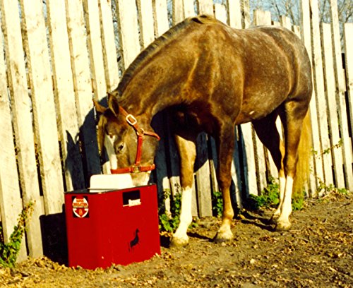 Red Super Insulated Electric Heated Livestock Waterer H824