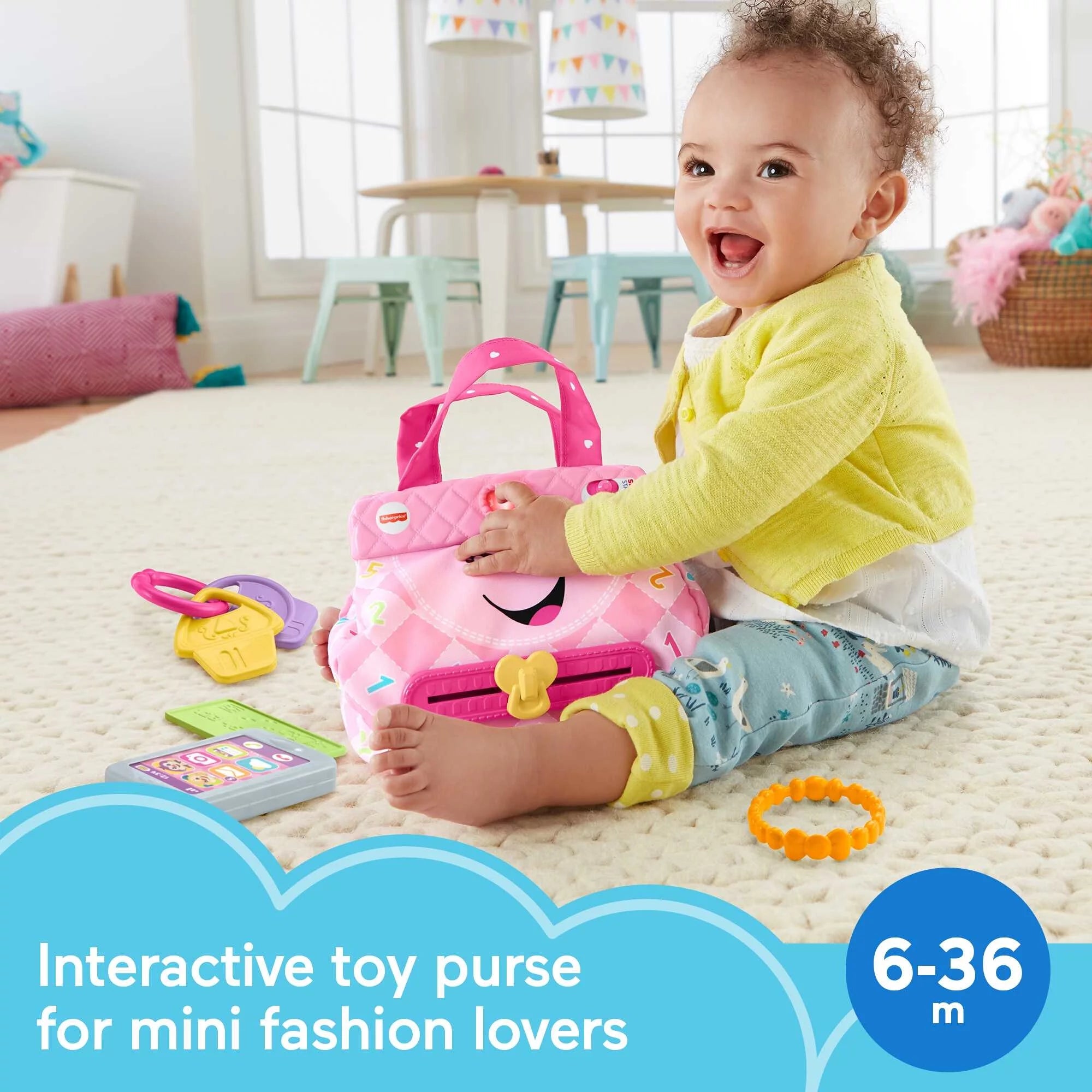 Infant & Toddler Learning Toy with 5 Accessories M414621