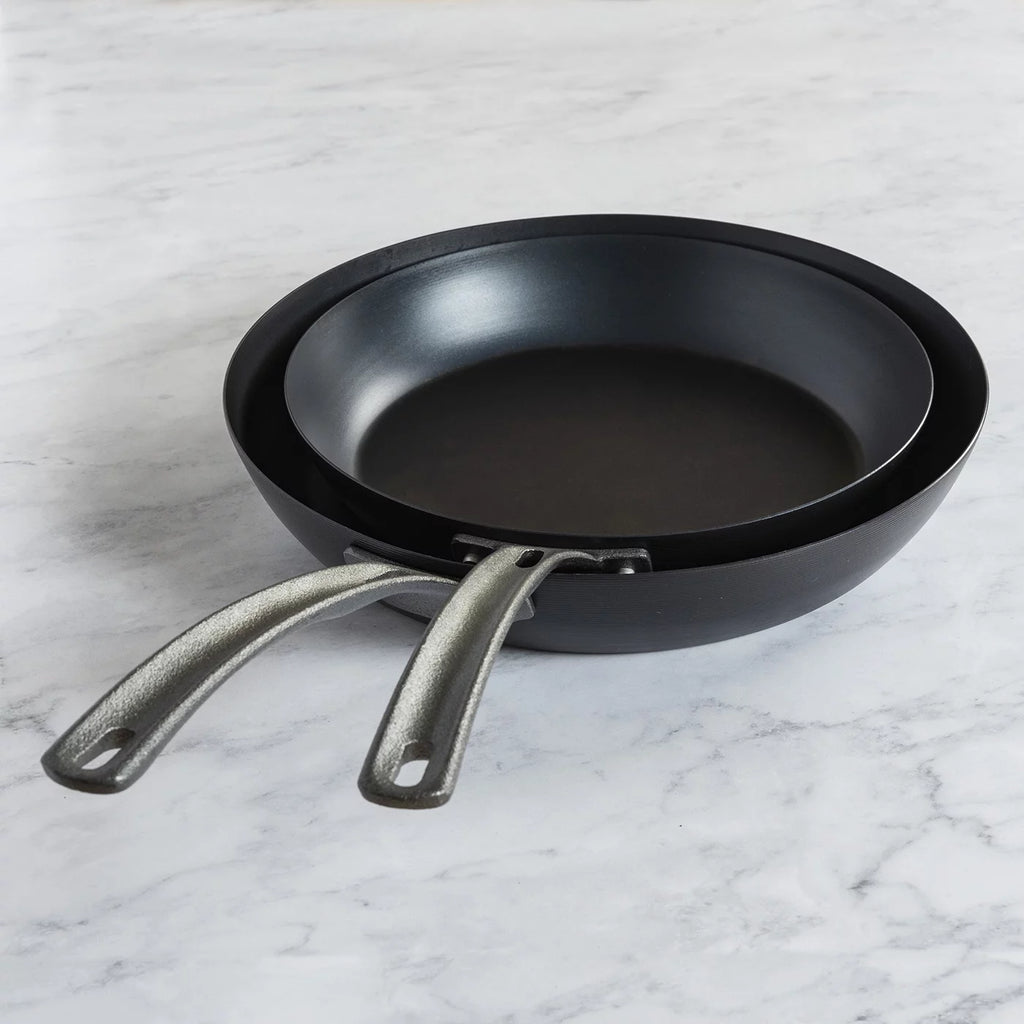 Blue Steel 2 Piece Fry Pan Set, 10-Inch & 12-Inch C512767