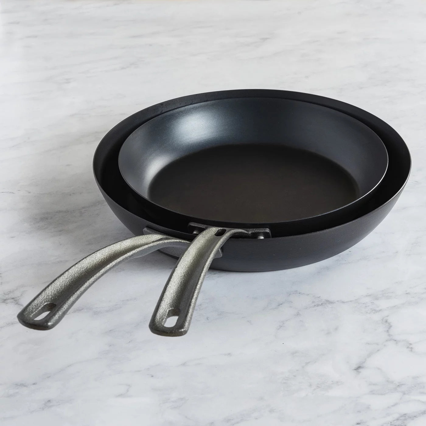 Blue Steel 2 Piece Fry Pan Set, 10-Inch & 12-Inch C512767