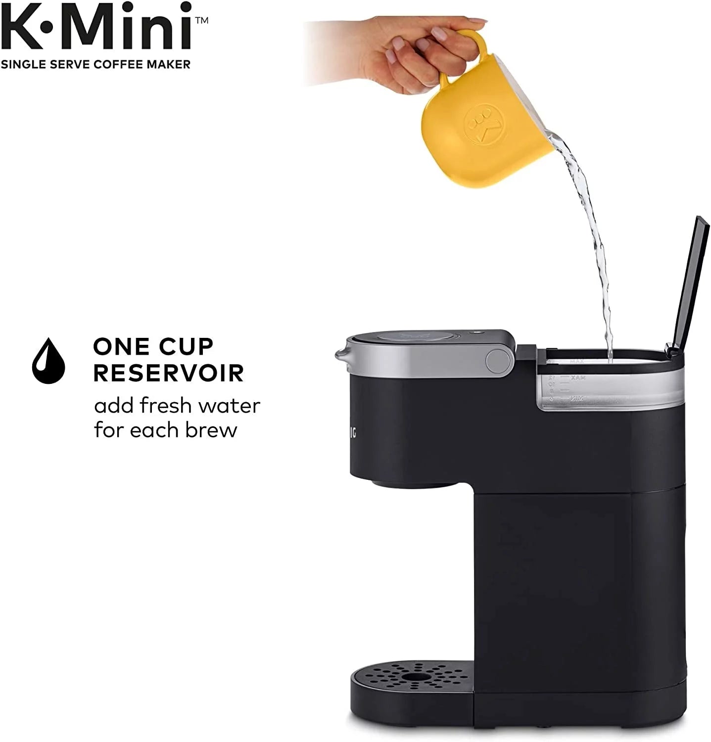 Single Serve K-Cup Pod Coffee Brewer, 6 to 12 oz. Brew Sizes G4911