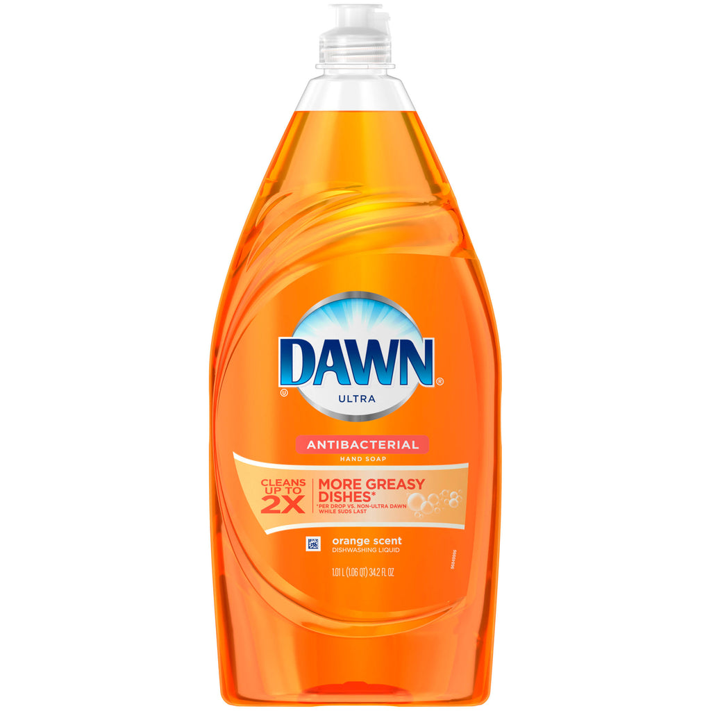 Antibacterial Orange Dish Soap, 34.2 oz M39901