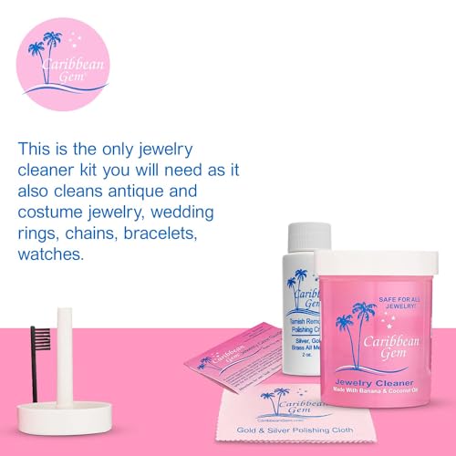 8oz Jewelry Cleaner Kit with Basket and Brush A903
