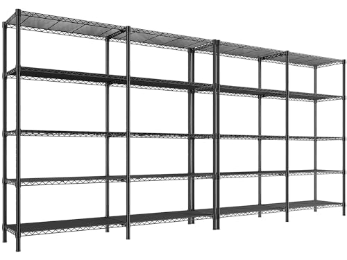 73''W 5-Tier Metal Wire Shelving Unit V102006