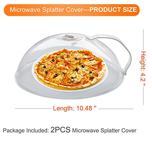 2 Pack Microwave Splatter Cover with Adjustable Steam Vents R987742