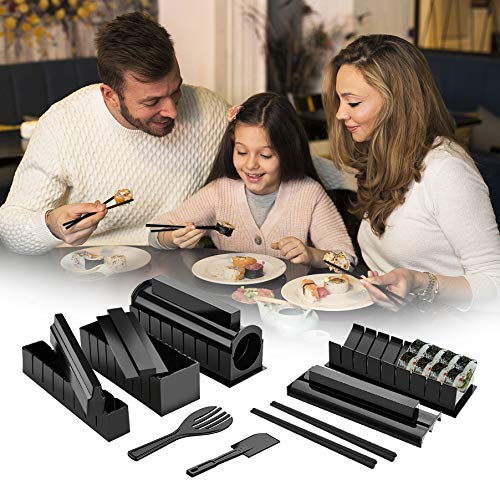 12pcs Sushi Maker Plastic Moulds Set B8038