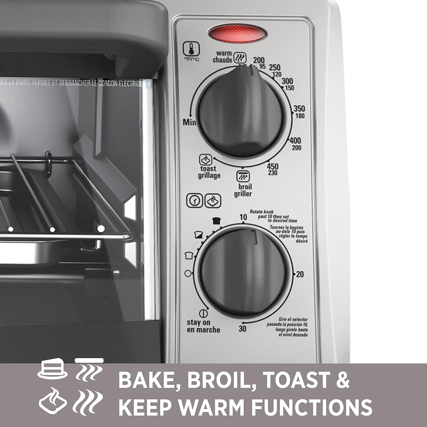 4-Slice Stainless Steel Toaster Oven N538