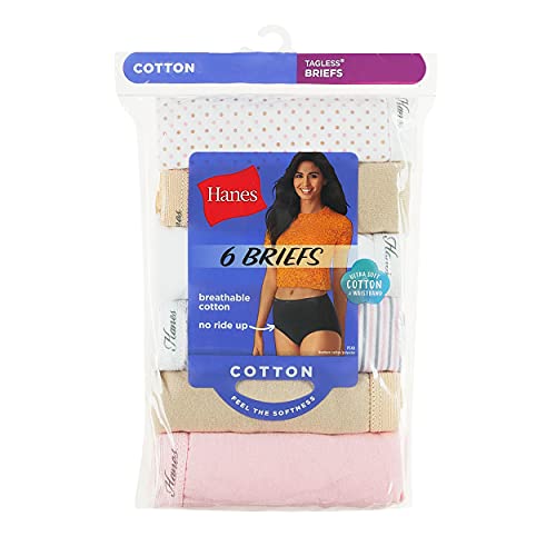 Women's Cotton Brief Underwear 6-pack P851