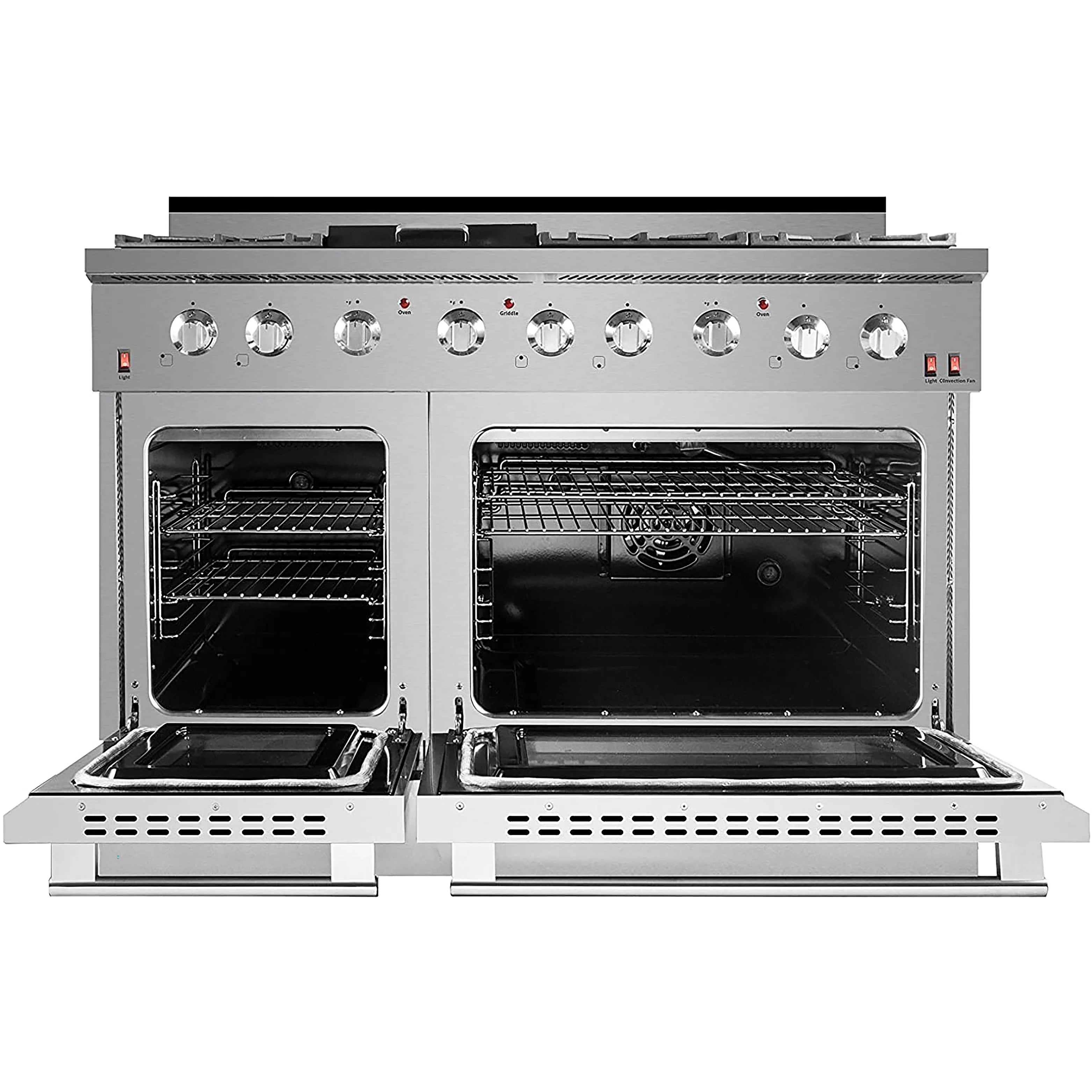 48" Stainless Steel Propane Gas Range with Convection Oven K42778
