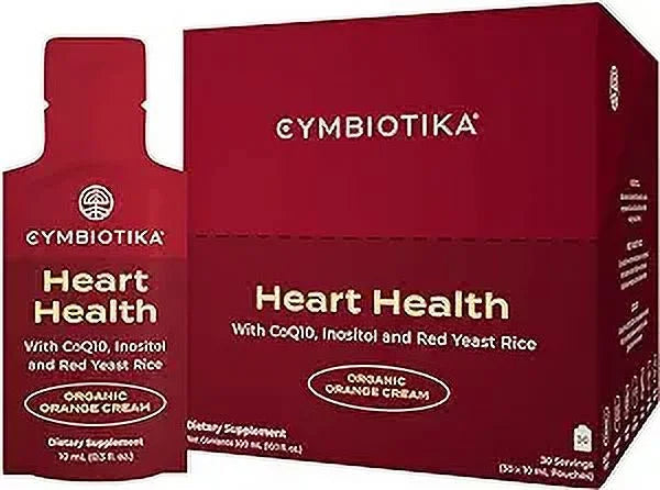 Heart Health Supplement with CoQ10, Red Yeast Rice & Inositol, 30 Pack Z3823