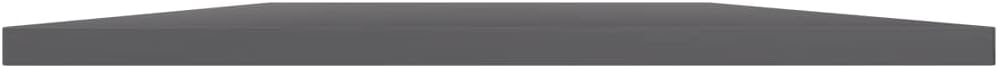 8 pcs High Gloss Gray Engineered Wood Shelf E668408