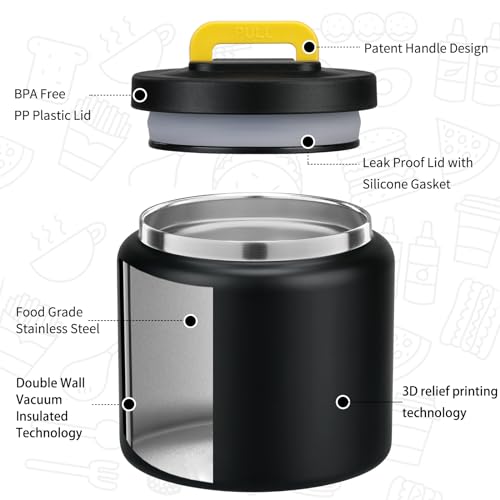 13.5oz Vacuum Insulated Stainless Steel Food Jar F70632